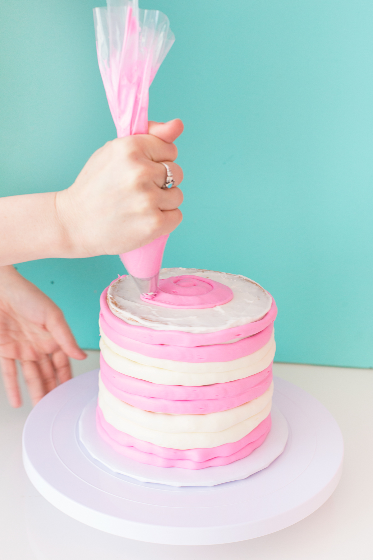 How To Make A Striped Cake Studio DIY