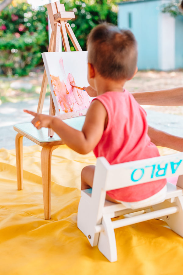 Painting with a Toddler