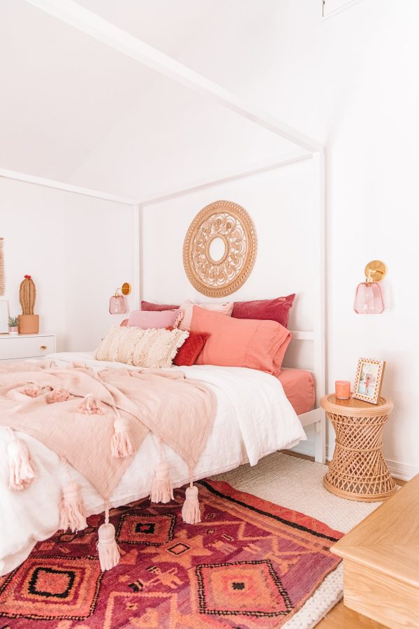 Cozy Pink Master Bedroom Reveal