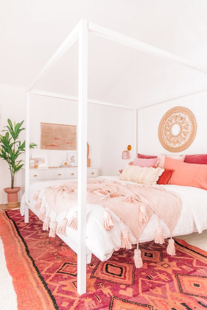 Cozy Pink Master Bedroom Reveal