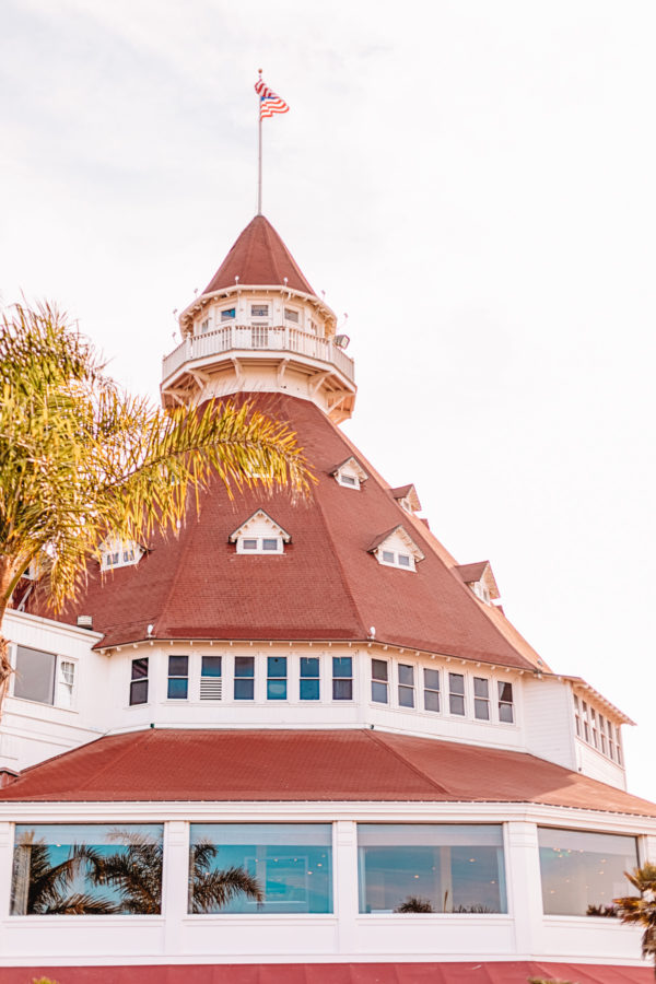 The top of a building