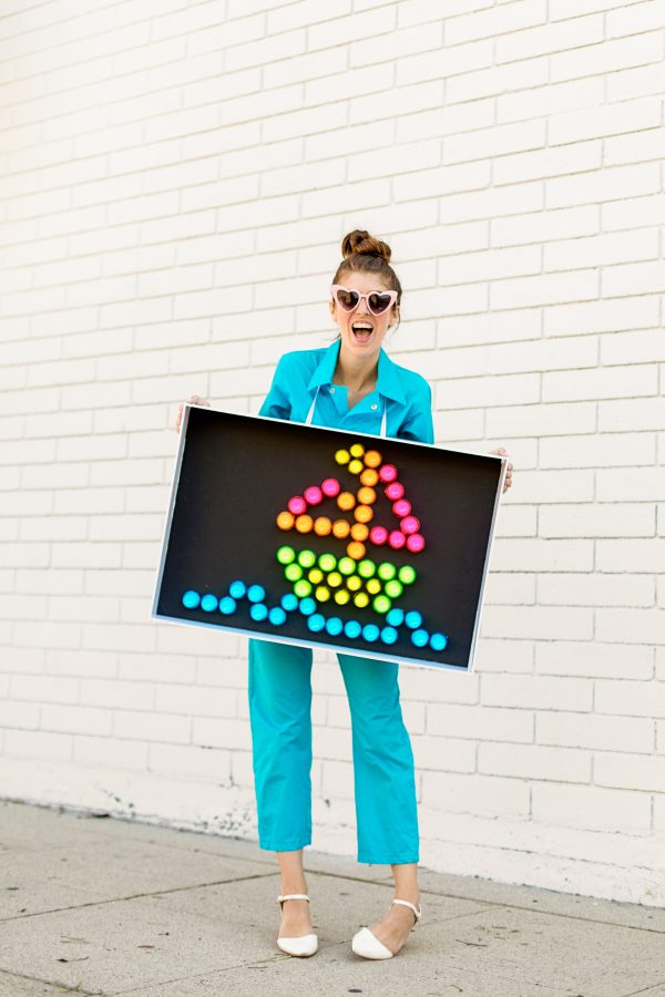 DIY Lite Brite Costume