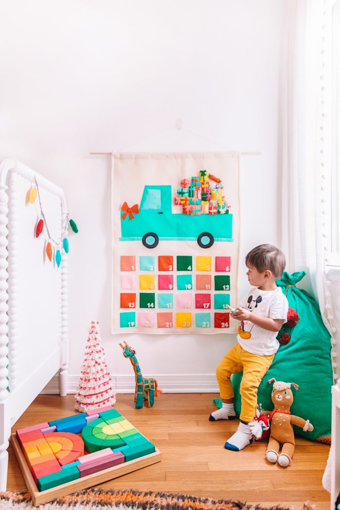 DIY Felt Truck Advent Calendar