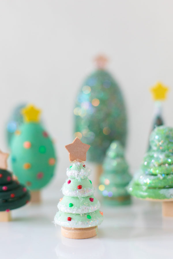 DIY Wooden Christmas Tree Forest Studio DIY