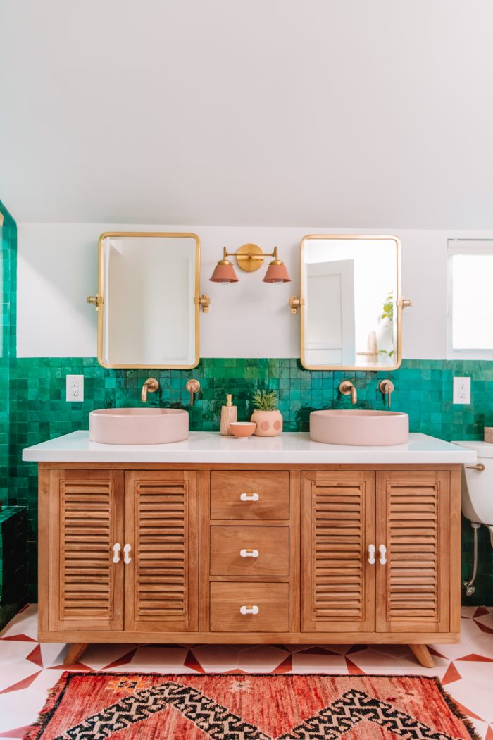 Bohemian Master Bathroom