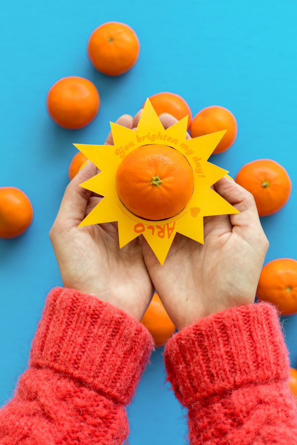 Oranges on a table