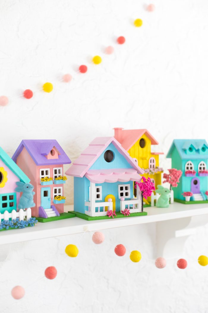 DIY Pastel Easter Village