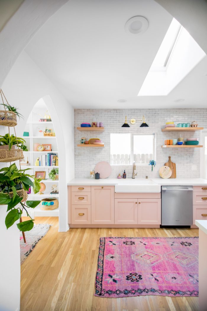 Pink/Tube-Map Kitchen Makeover