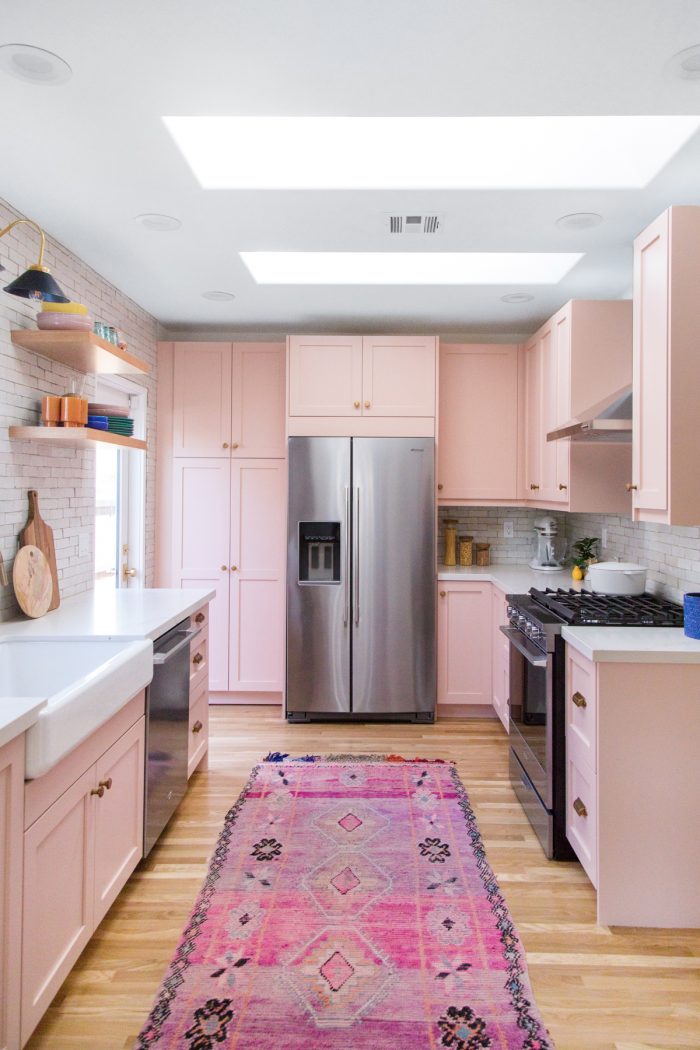 Studio DIY's Pink Kitchen Transformation Seriously Wows