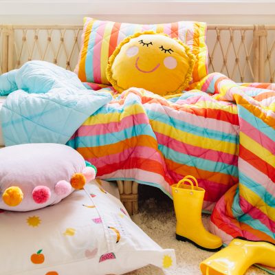Colorful Kids Bedding from Studio DIY x Kip & Co