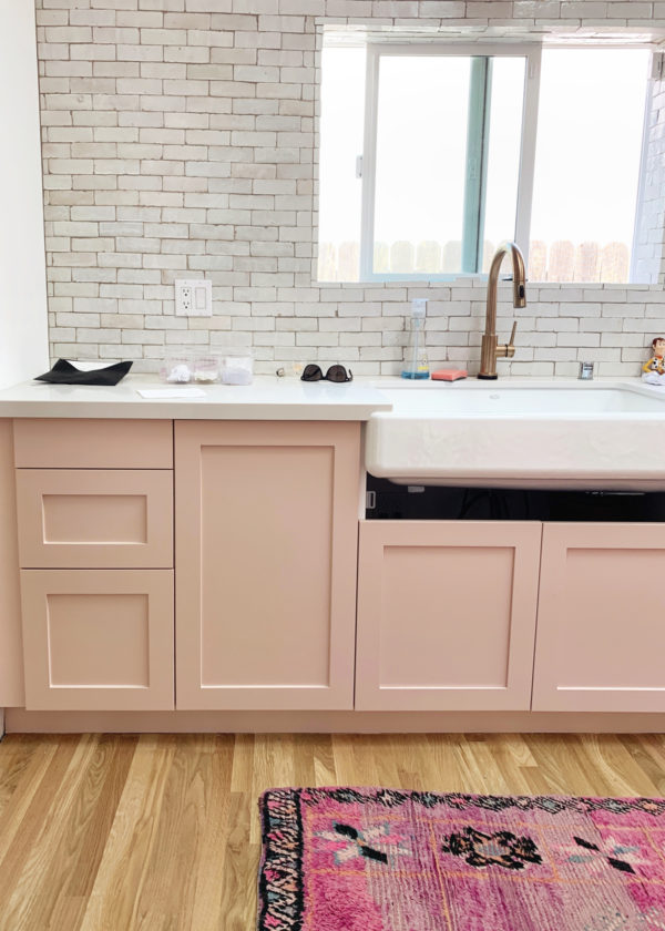 Blush Pink Kitchen Cabinets