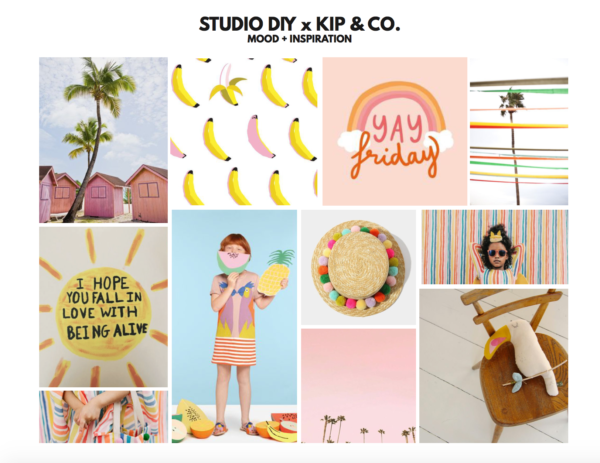 Studio DIY x Kip and Co Mood Board