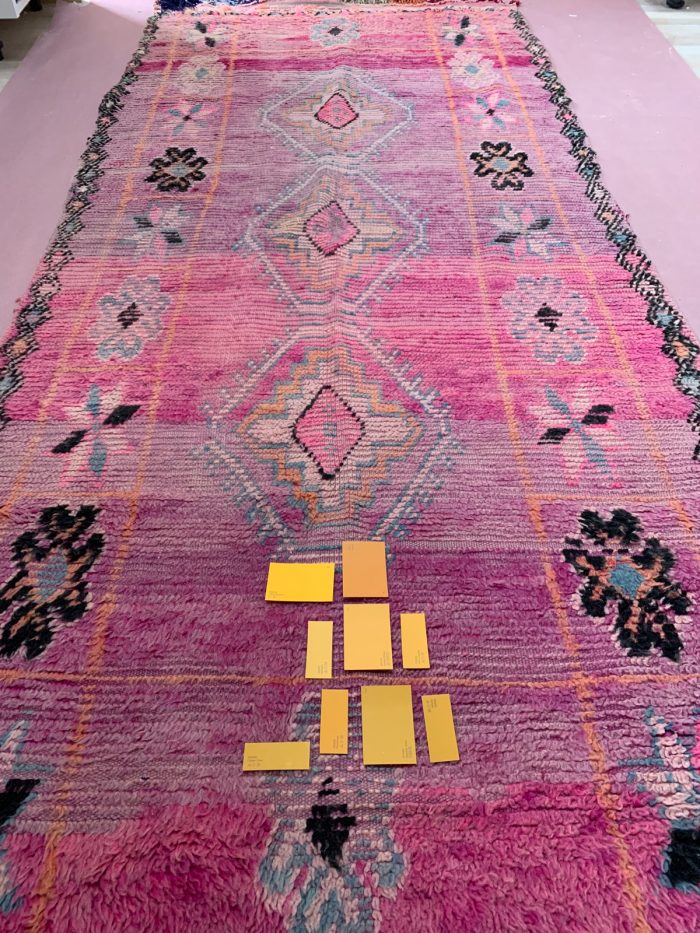 Pink rug