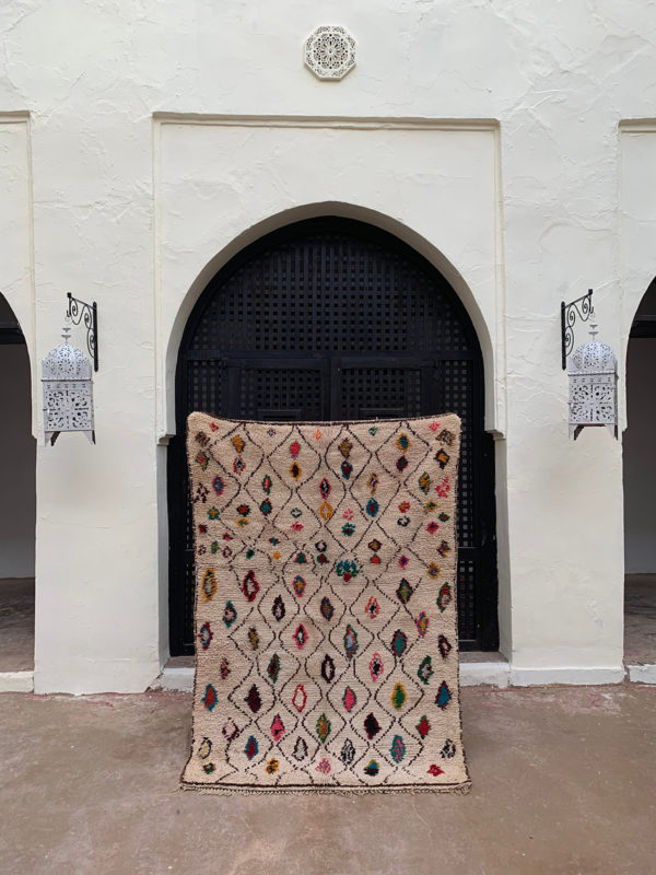Multicolor Vintage Moroccan Rug