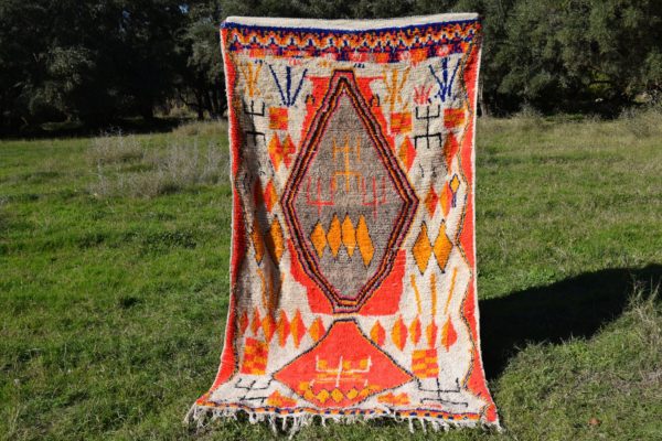 Orange Moroccan Rug