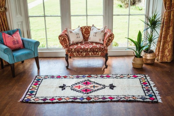 small moroccan rug vintage