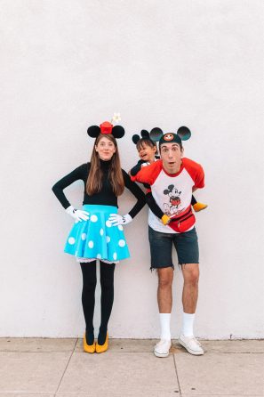 DIY Mickey + Minnie Mouse Family Costume - Studio DIY