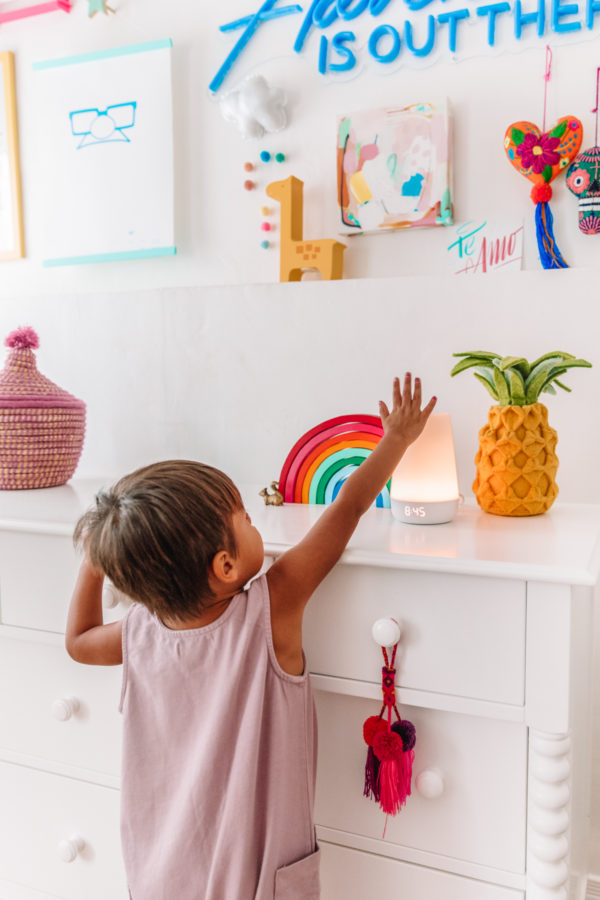 Little boy reaching for something