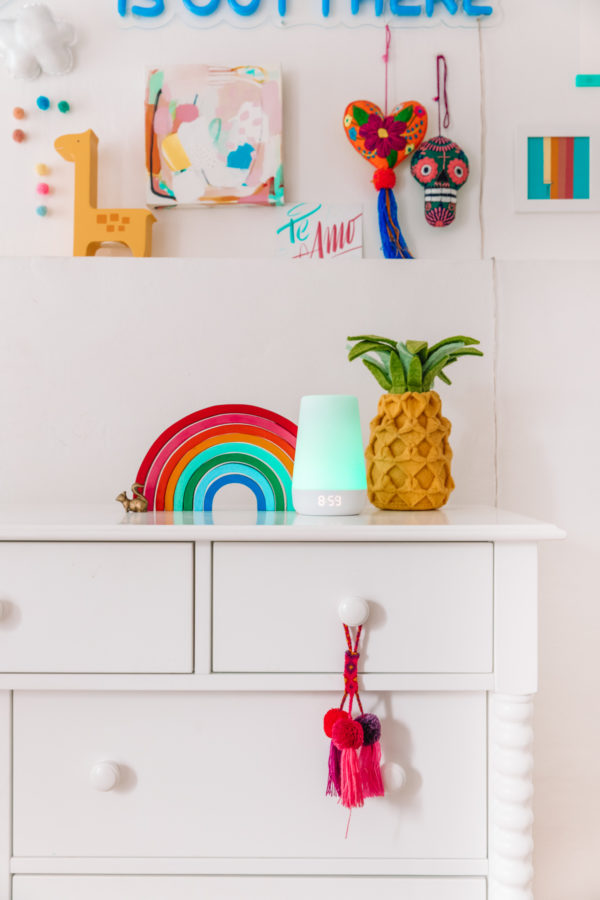 Decorations on a dresser