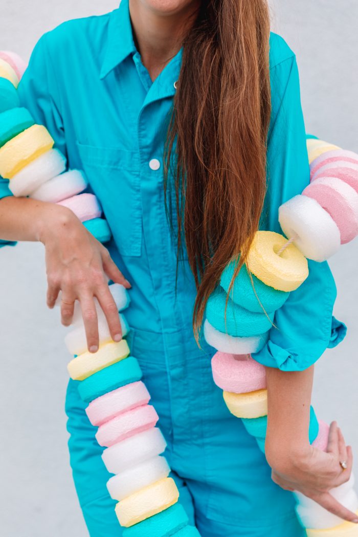 Making a GIANT candy bracelet! 