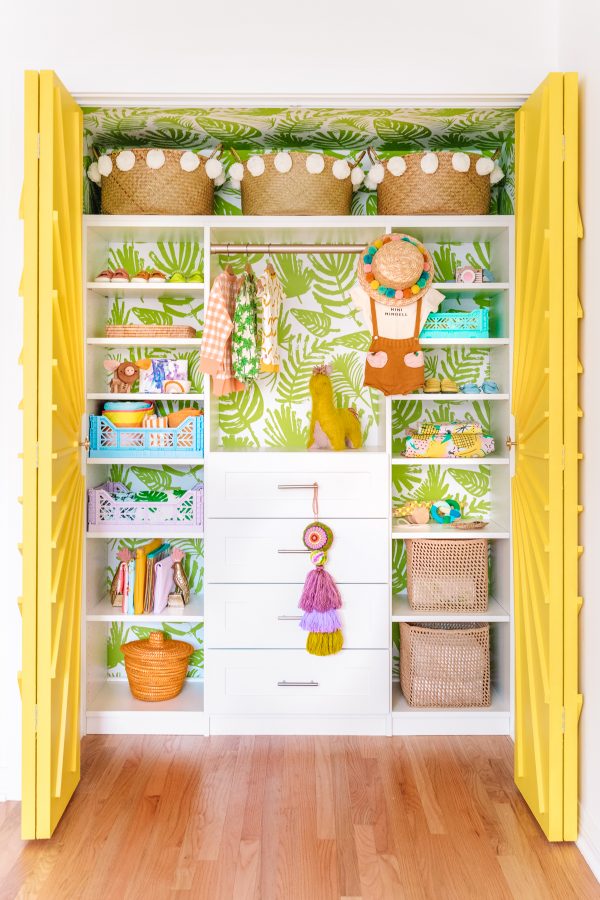 Colorful Nursery Closet