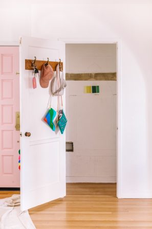 Closet with bags