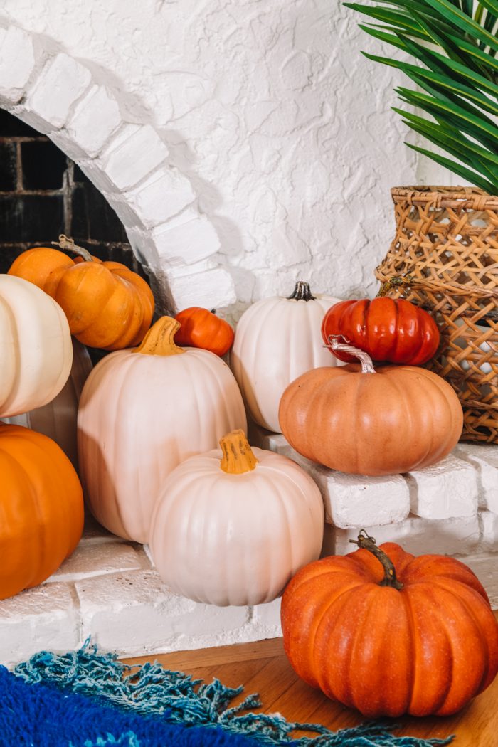 Pumpkin Fireplace for Halloween