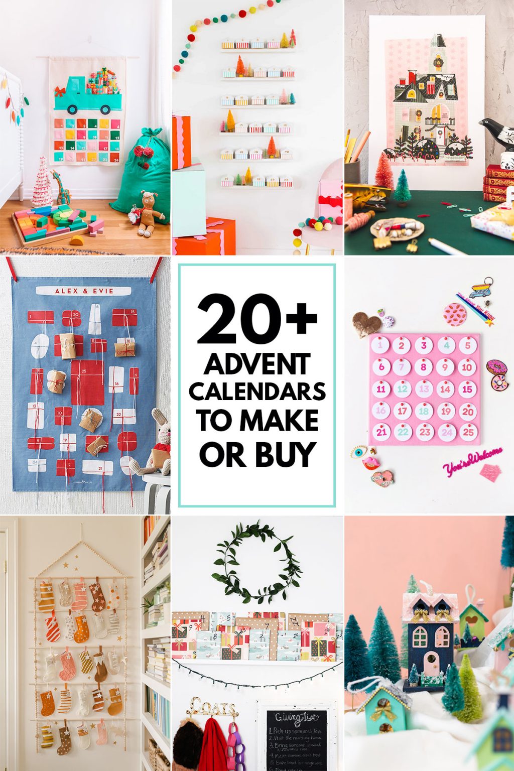 20+ Advent Calendars to Make or Buy! Studio DIY