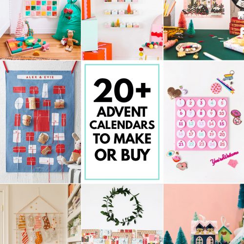 DIY Take-Out Box Advent Calendar