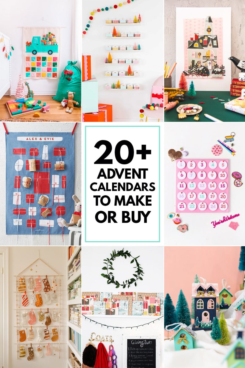 20+ Advent Calendars to Make or Buy! - Studio DIY