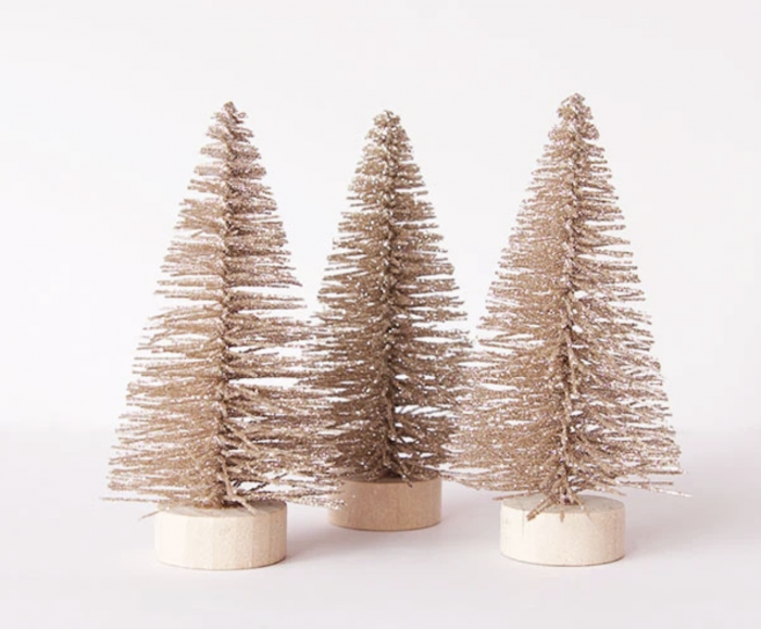 Where to Buy Bottle Brush Trees + Decorative Christmas Trees - Studio DIY
