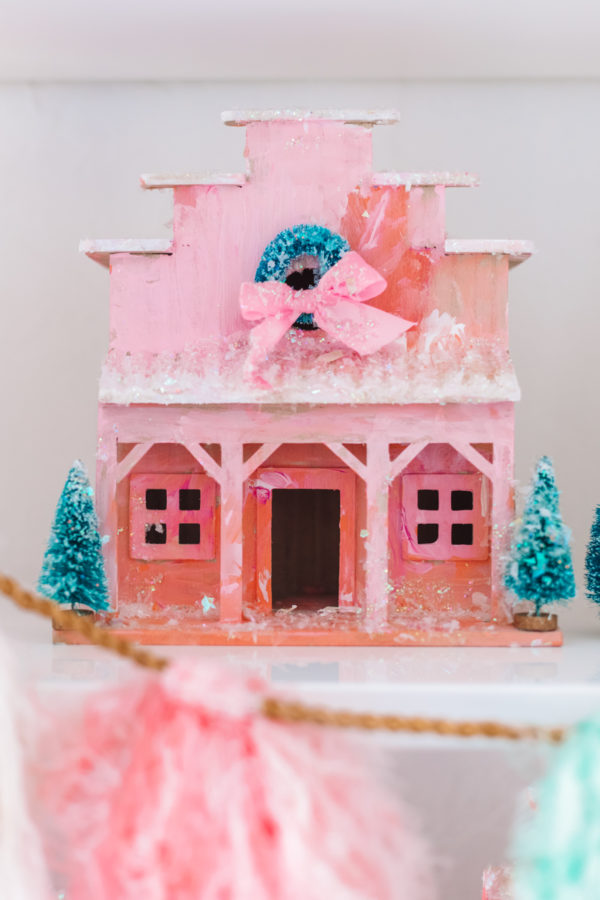 Pastel DIY Christmas Village