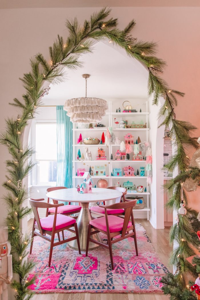 Pink Christmas Home Tour