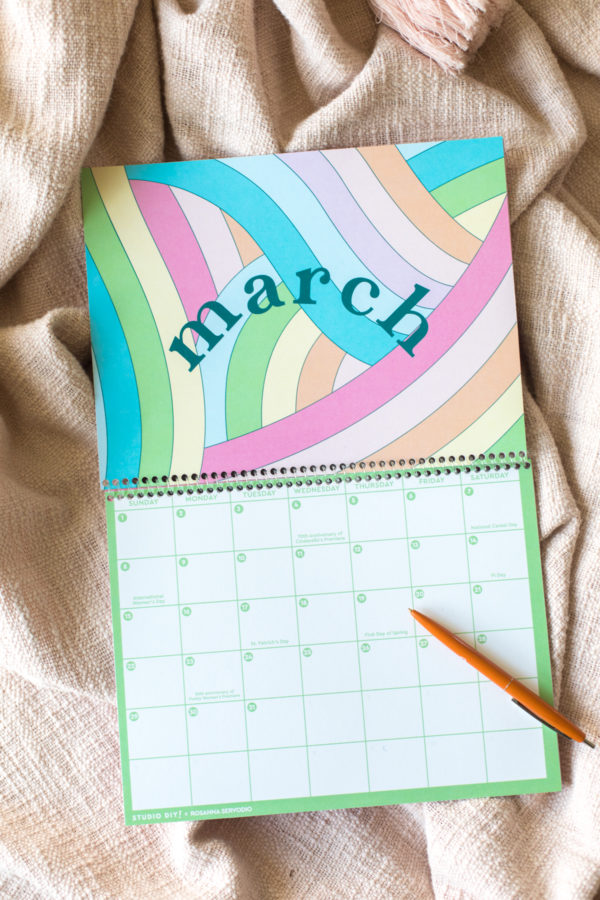Free Printable 2020 Wall Calendar! - Studio DIY Free Printable 2020 Wall Calendar! - Studio DIY