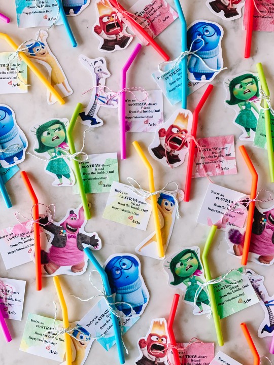 Easy Valentine Idea: Inside Out Valentines