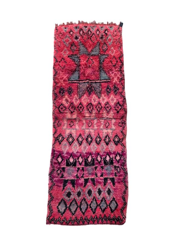 pink vintage moroccan runner