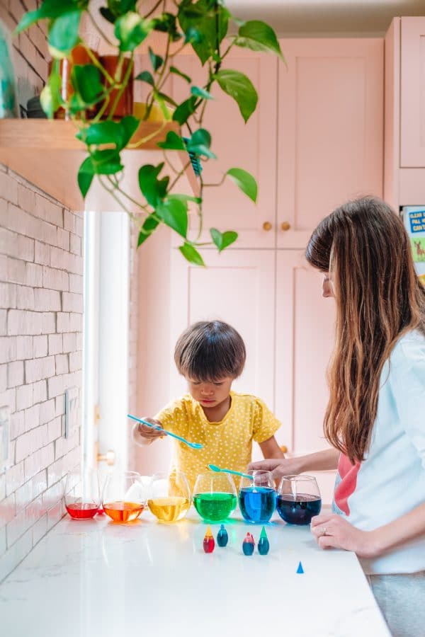 DIY Rainbow Water Xylophone