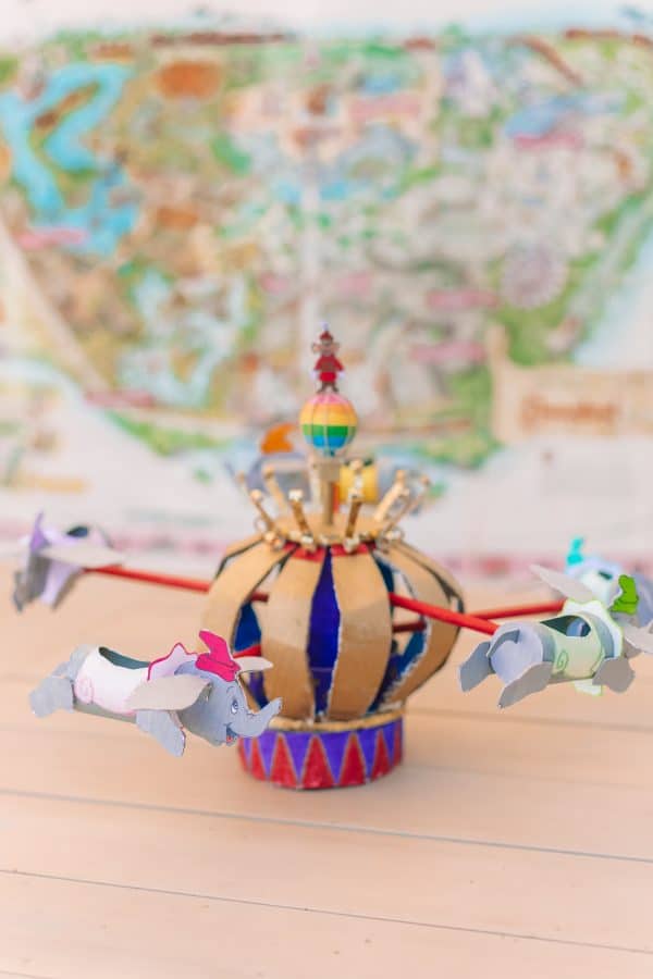 How To Make a Cardboard Disneyland Dumbo Ride