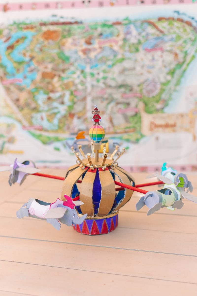 How To Make a Disneyland Cardboard Dumbo Ride