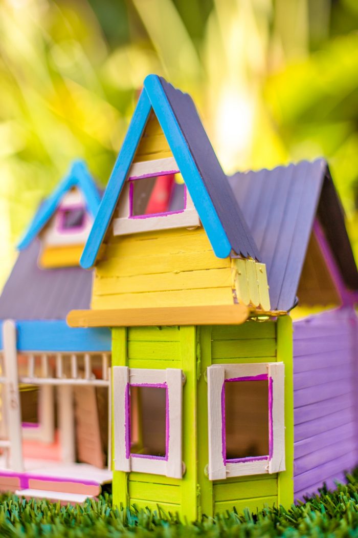 How To Make A Popsicle Stick Disney Up House