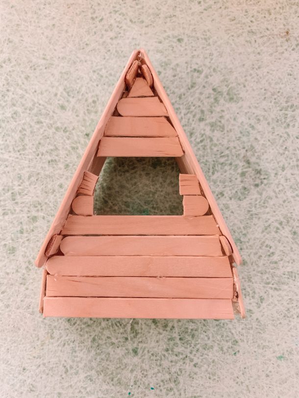 How To Make A Popsicle Stick "Up" House Studio DIY