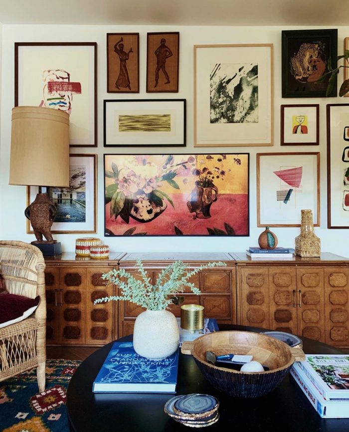 How To Create A Large Vintage Modern Gallery Wall - Pretty Real