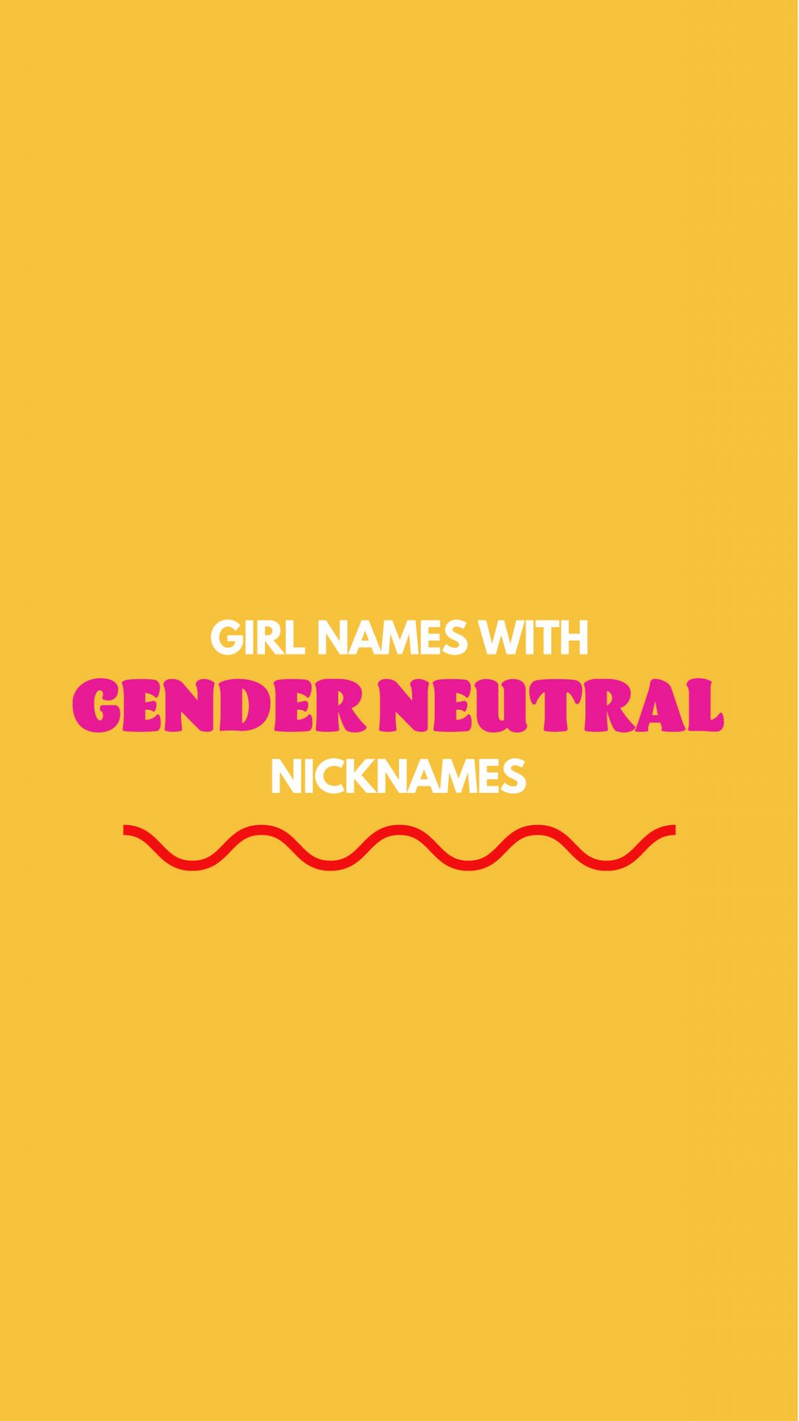 Girl Names With Gender Neutral Nicknames - Studio DIY