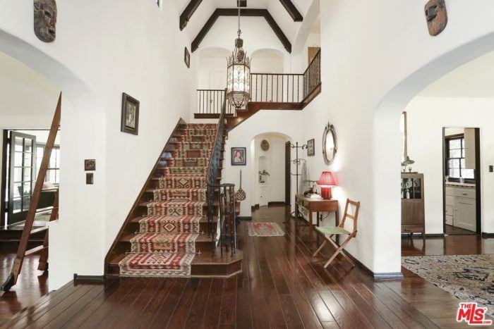 Entryway in a Tudor Home in Los Angeles