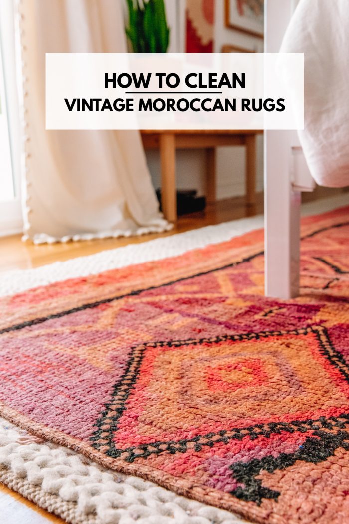 How To Clean Moroccan Rugs Studio Diy, How To Clean Dirt From Area Rug