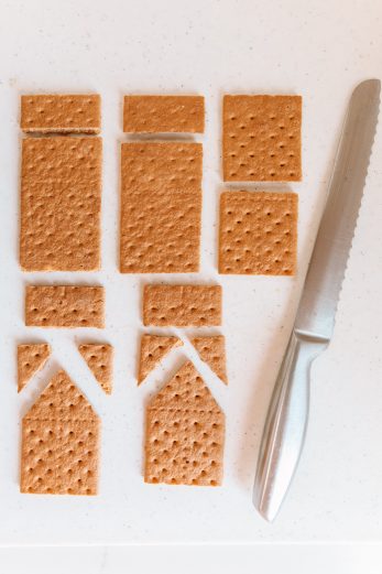 Graham crackers on a counter