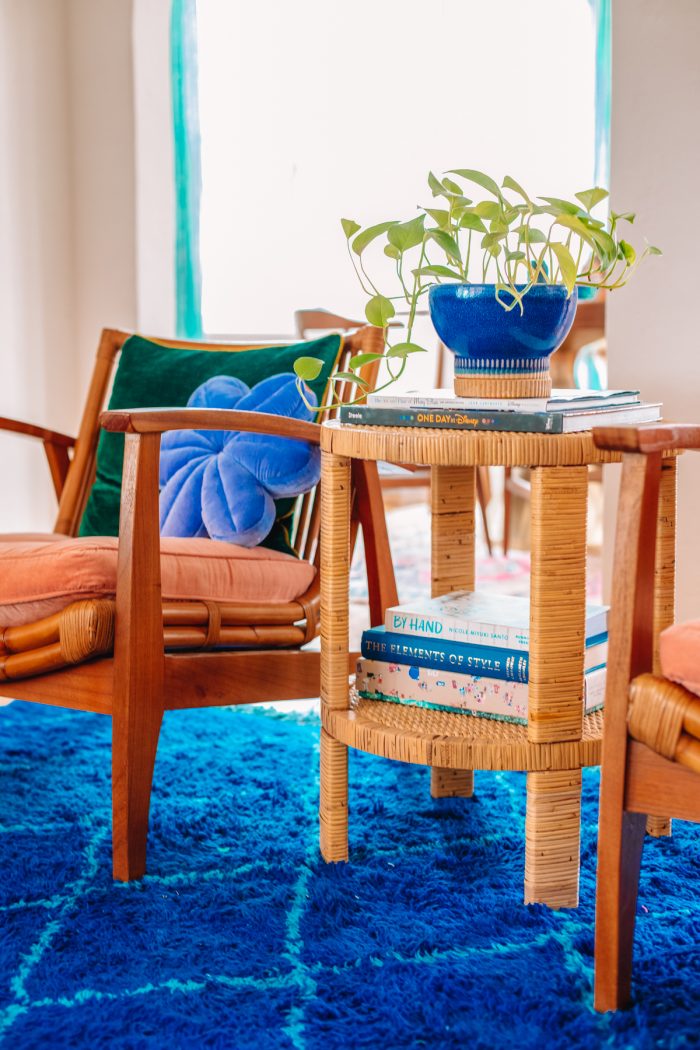 Rattan End Table