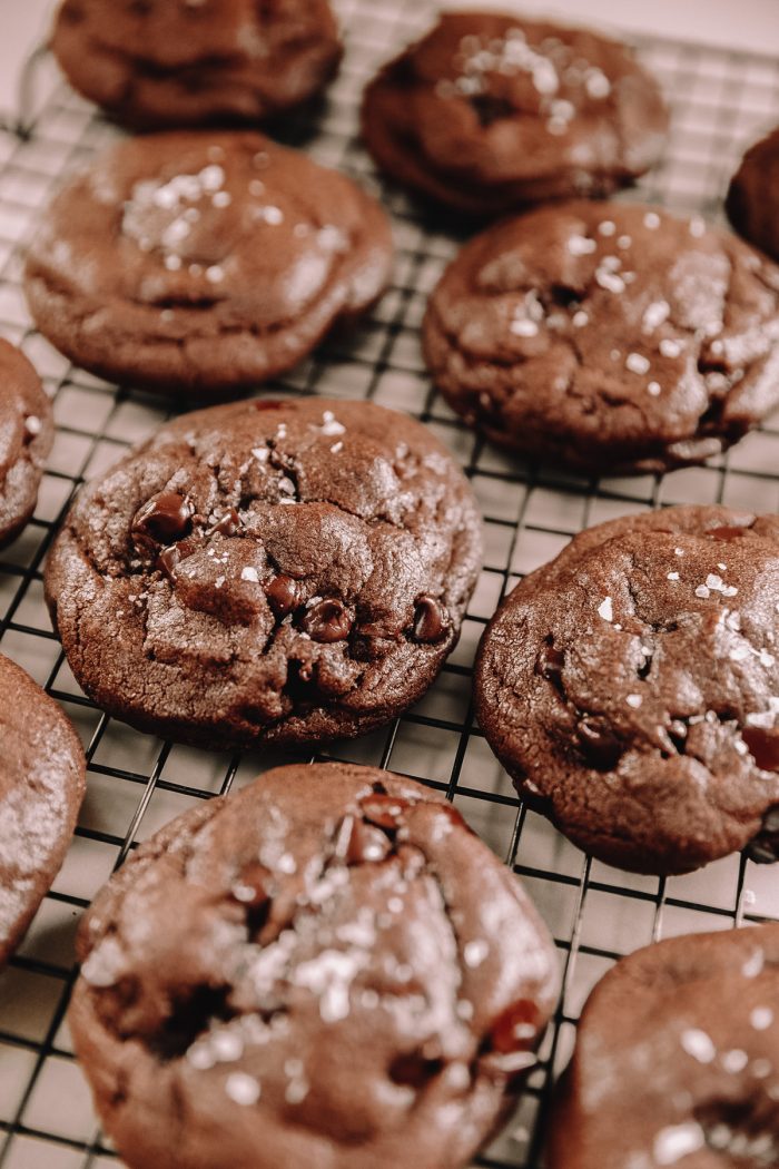Double Chocolate Chip Cookie Recipe from Milkjar Cookies