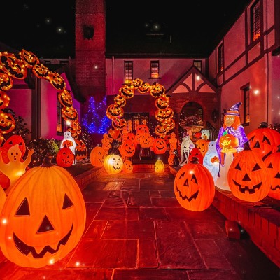 Jack-O-Lantern Outdoor Halloween Decorations