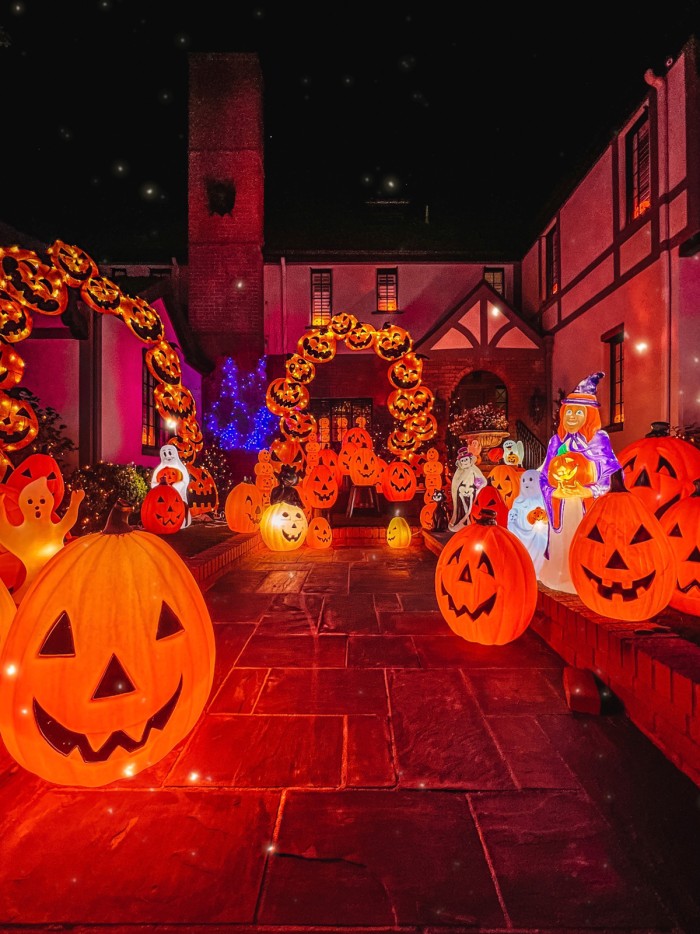 Jack-O-Lantern Outdoor Halloween Decorations